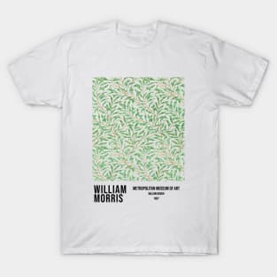 William Morris Willow Bough Leaves Textile Pattern T-Shirt